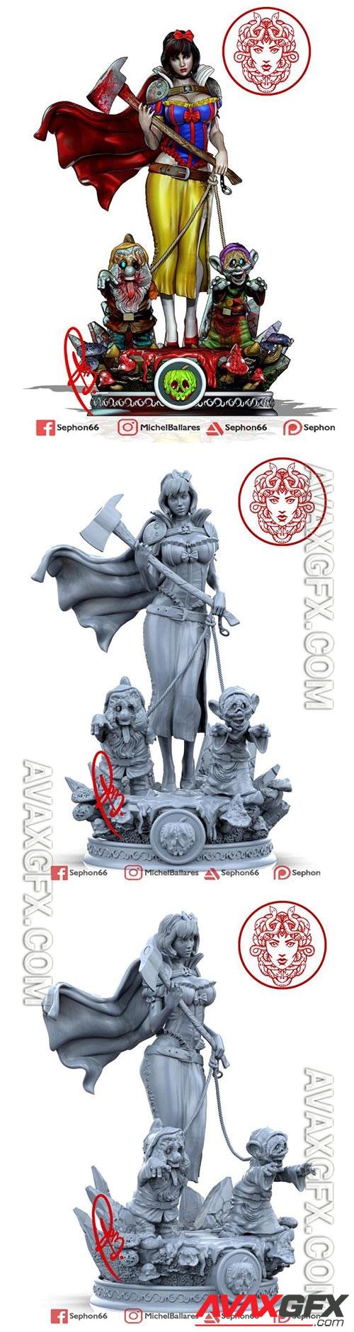 Snow White 3D Print Model