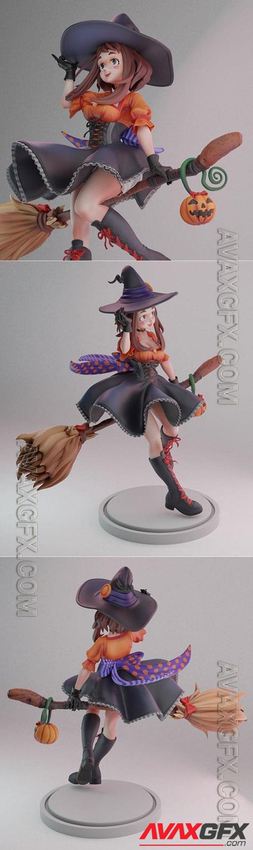 Witch Uraraka 3D Print Model