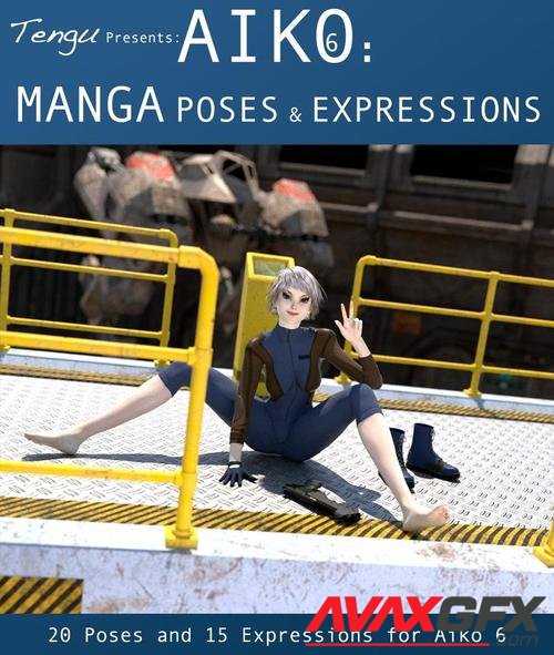 Aiko 6: Manga Poses & Expressions