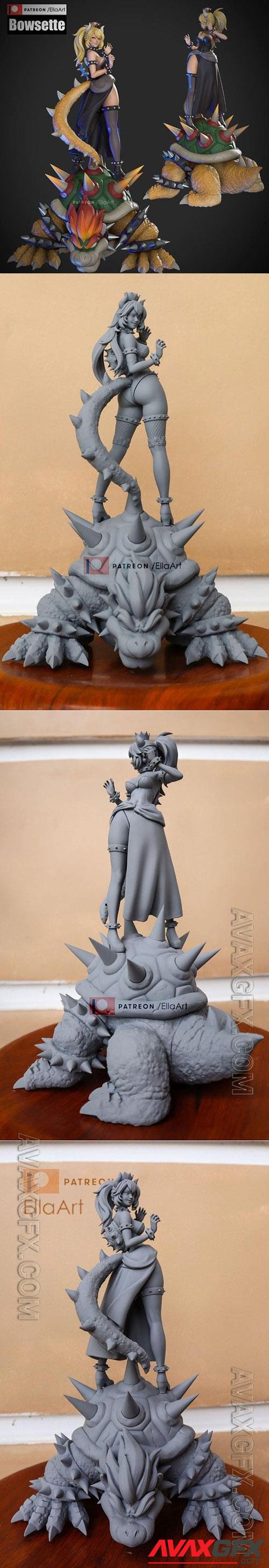 Bowsette 3D Print Model