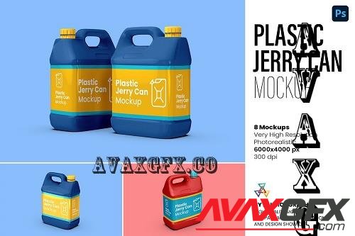 Plastic Jerry Can Mockup - 8 views - 7329784