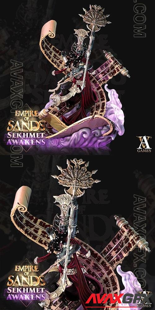 Sekhmet, Goddess of War - Archvillain Games 3D Print Model