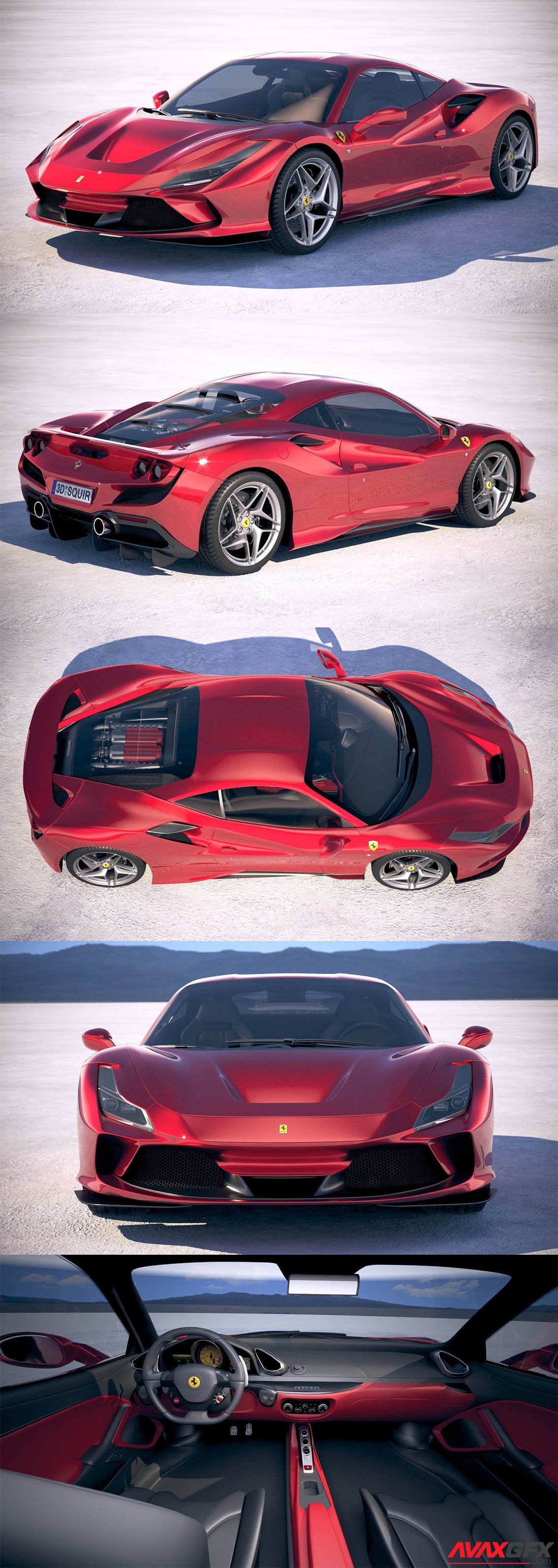 Ferrari F8 Tributo 2020 3D