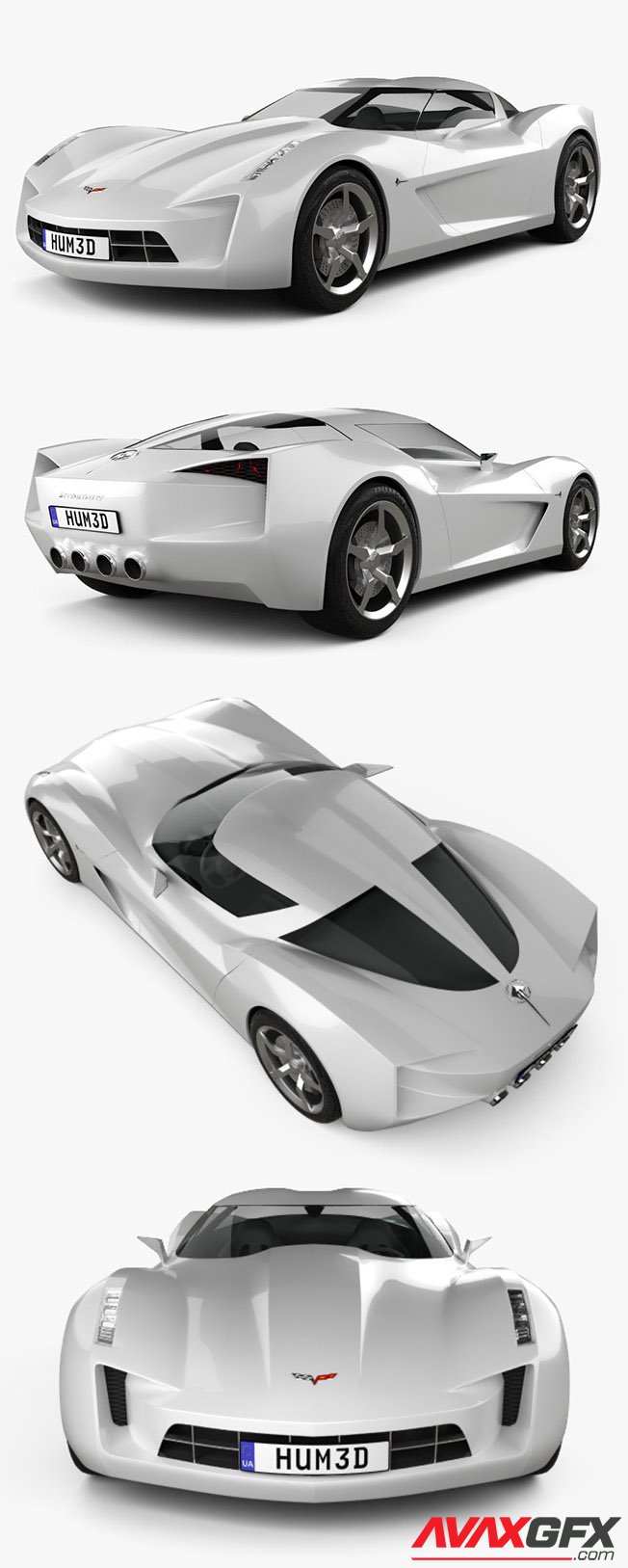 Chevrolet Stingray concept 2009 3D