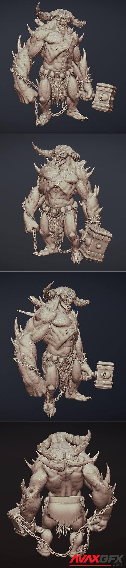 Hephasto the Armorer from diablo – 3D Print