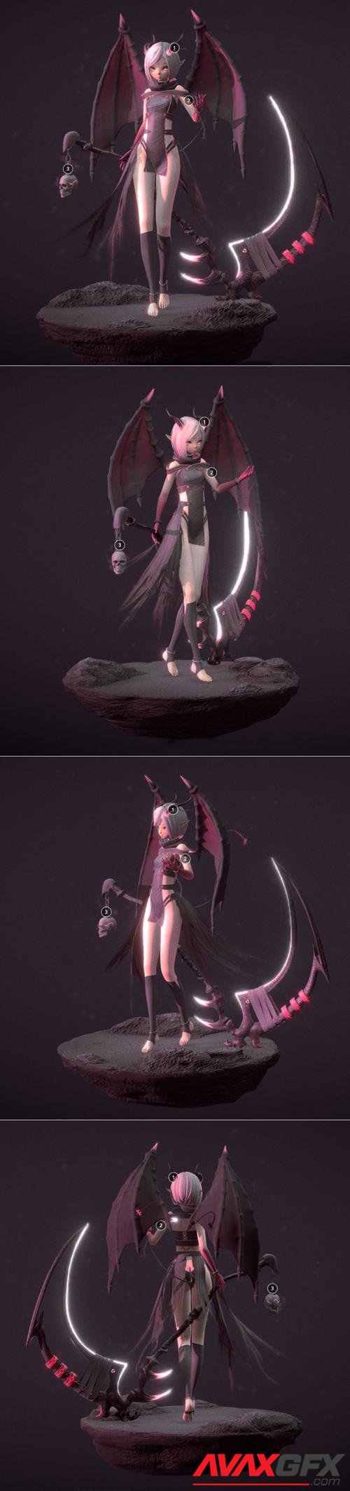 Dragon Girl – 3D Print