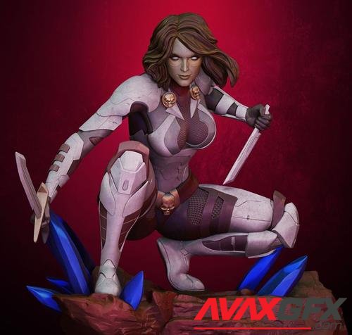 Armored Gamora Bust & Full Body – 3D Print