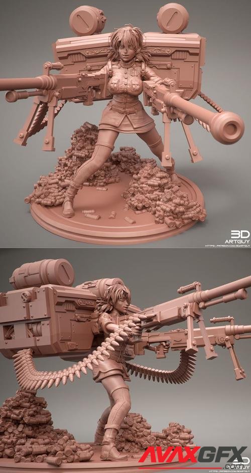 Vampire Soldier Pose One – 3D Print