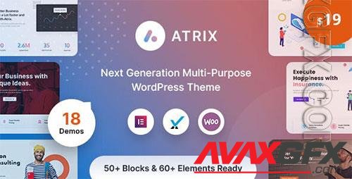 Atrix v1.0.0 - Creative Multipurpose WordPress Theme - 38083817