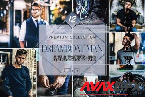 12 Photoshop Actions, Dreamboat Man Ps