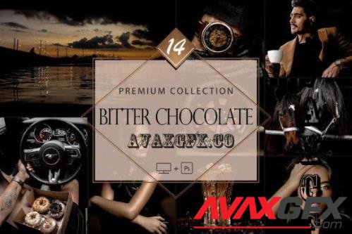 14 Photoshop Actions, Bitter Chocolate