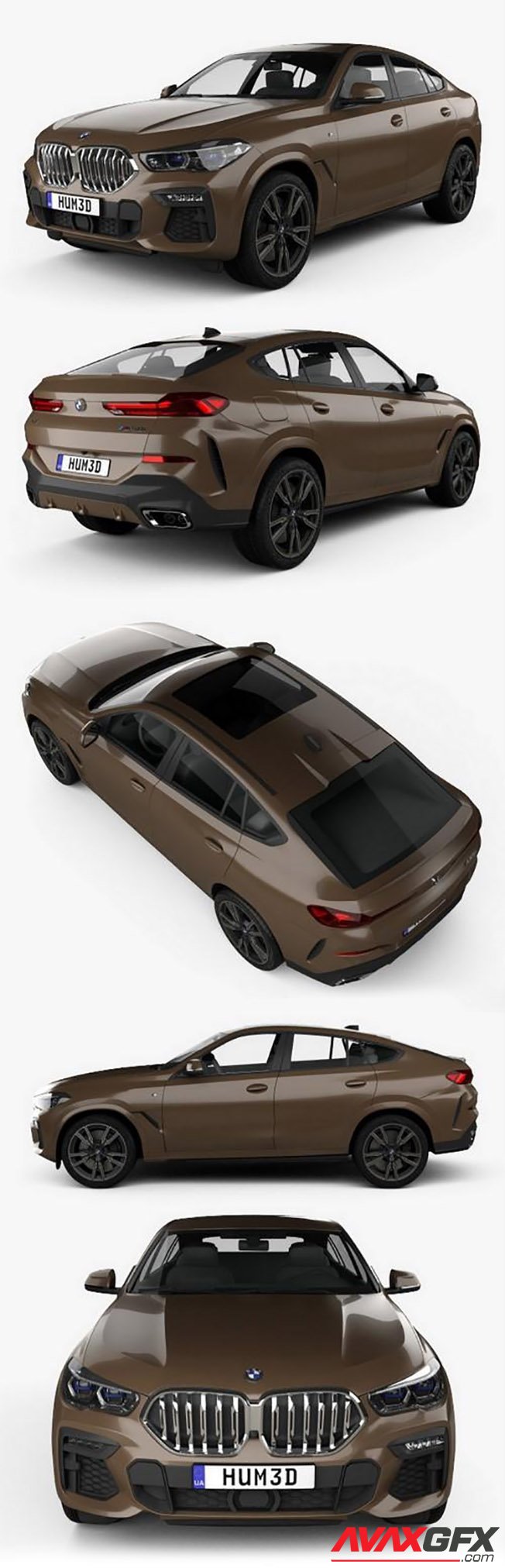 BMW X6 M sport 2020 3D