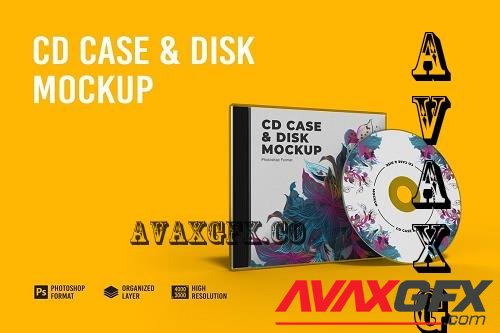 CD Case & Disk Mockup - 7312303