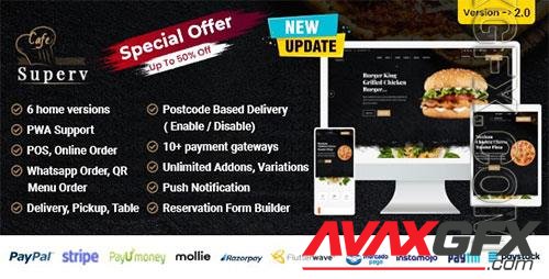 CodeCanyon - Superv v2.0 NULLED - Restaurant Website Management with QR Code Menu & Food Order - 28396210