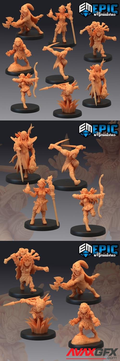 Epic Minis - Elves & Goblins – 3D Print