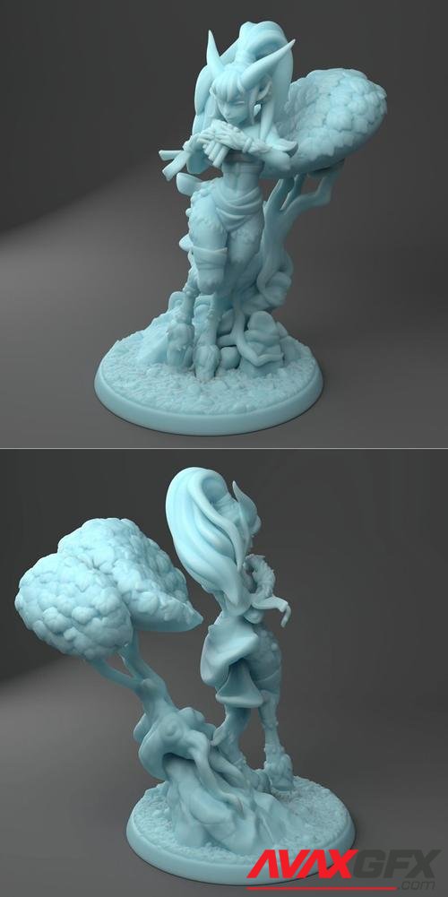 Fauna, Satyr Bard – 3D Print