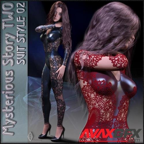 Mysterious Story Two Suit Style 02 for Genesis 8 and 8.1