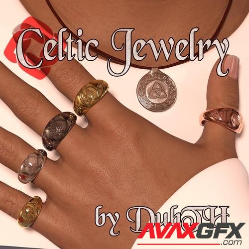 Celtic Jewelry For G3F G3M G8F G8M