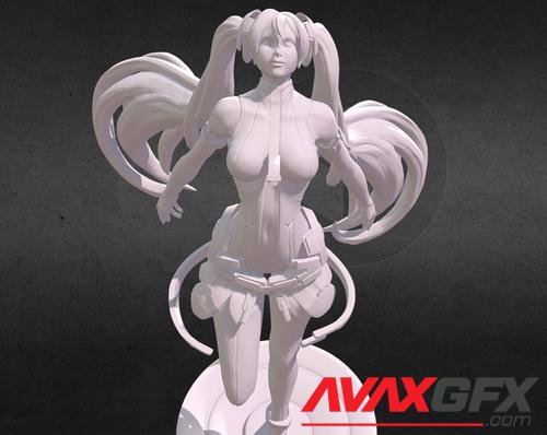 Hatsune Miku Append – 3D Print