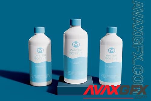 Water Bottles Mockup