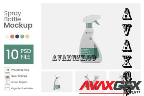 Spray Bottle Mockup - 2 - 10 PSD