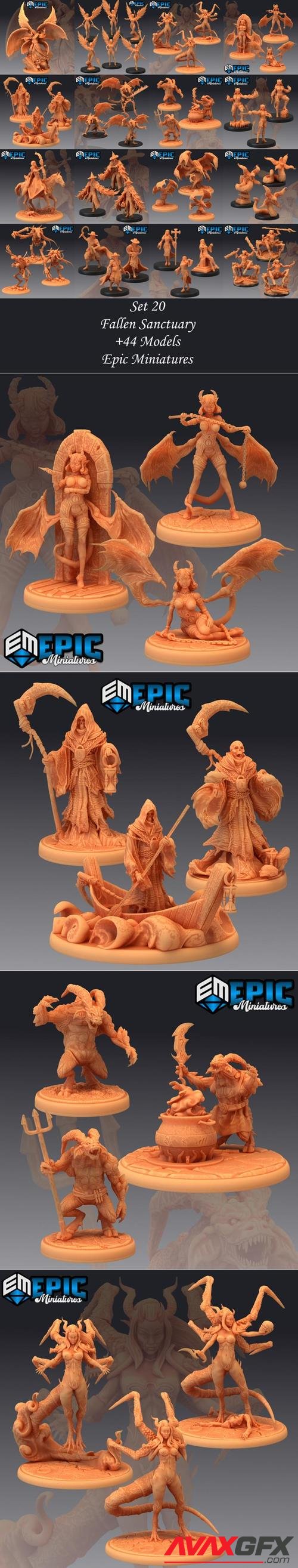 Epic Minis - Fallen Sanctuary – 3D Print