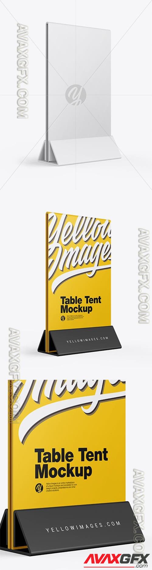 Plastic Table Tent Mockup 48064 TIF