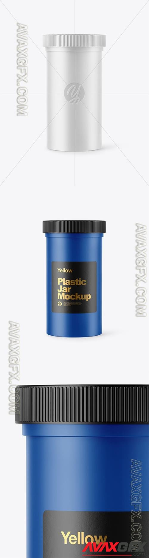Matte Plastic Jar Mockup 47950 TIF