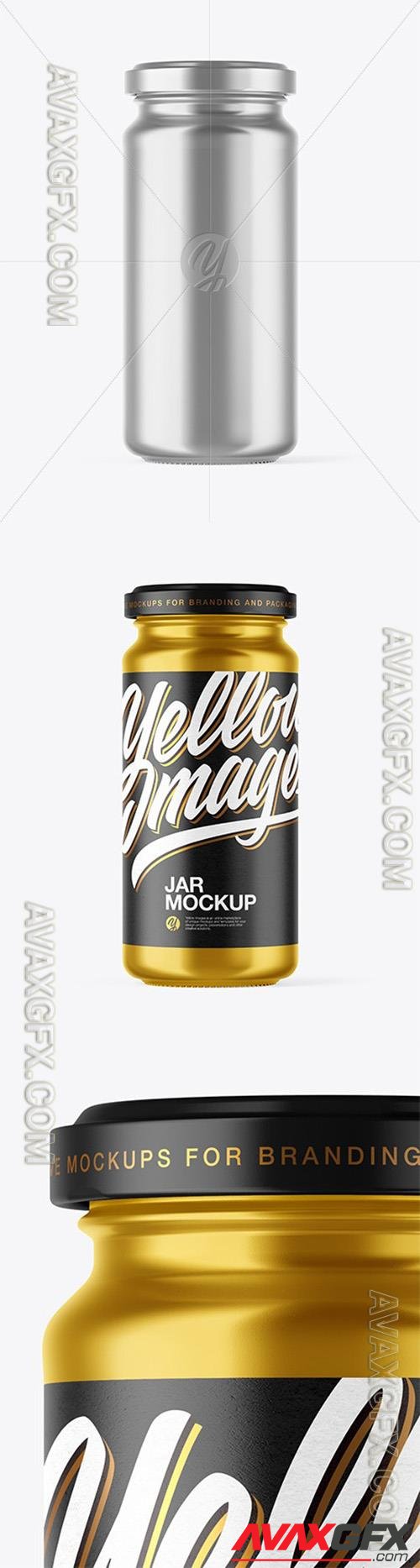 Metallized Jar Mockup 47427 TIF