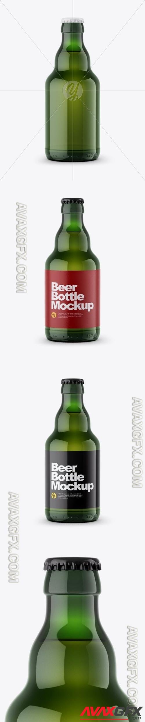 Green Beer Bottle Mockup 48826 TIF