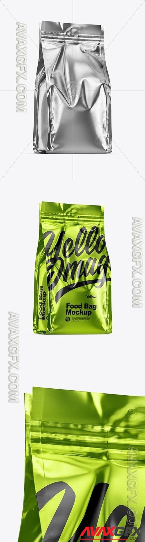 Metallic Food Bag Mockup 50189 TIF