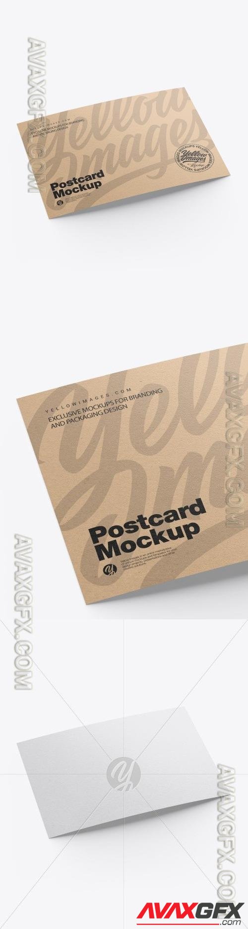 Kraft A5 Postcard Mockup 50008 TIF