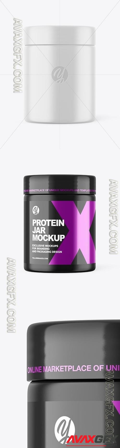 Matte Protein Jar Mockup 51016 TIF