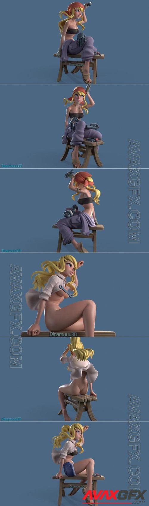 Winry Rockbell - FullMetal Allchemist 3D STL