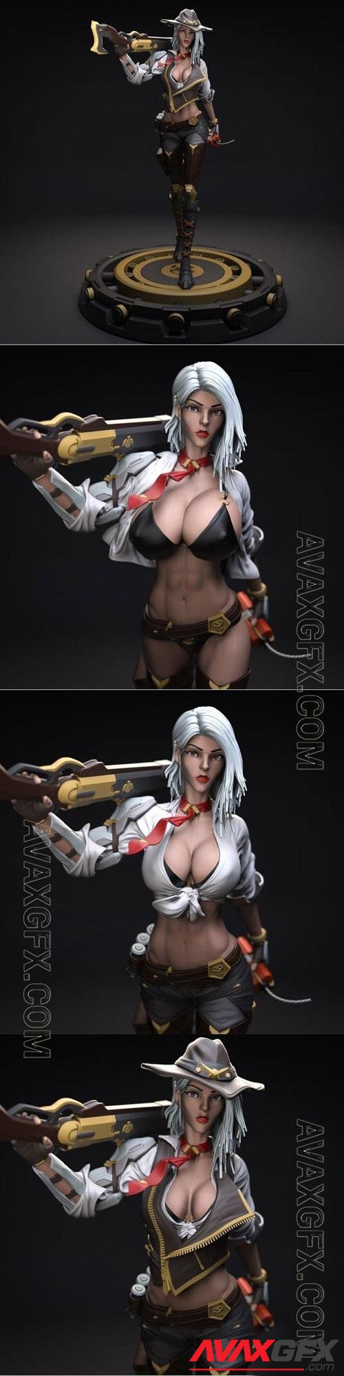 Ashe - Overwatch 3D STL