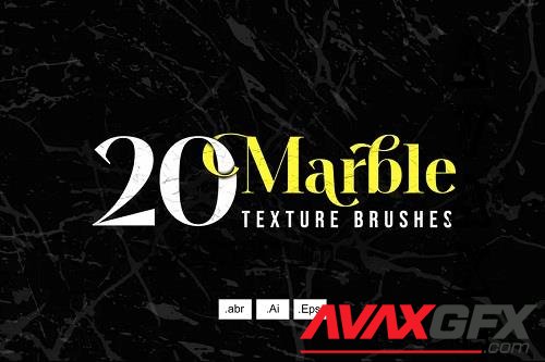 20 Marble Texture Brushes