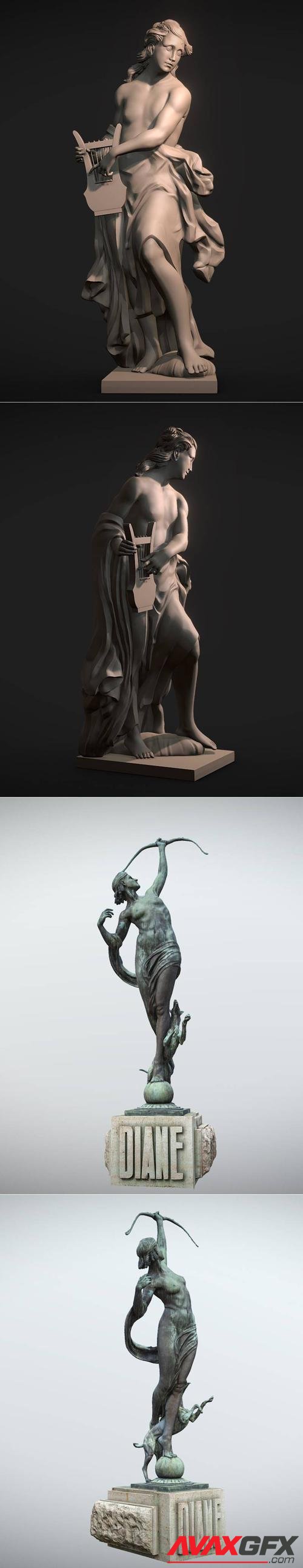 Angel and Diana - Artemis – 3D Print