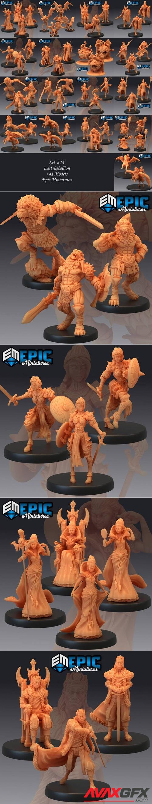 Epic Minis - Last Rebellion – 3D Print