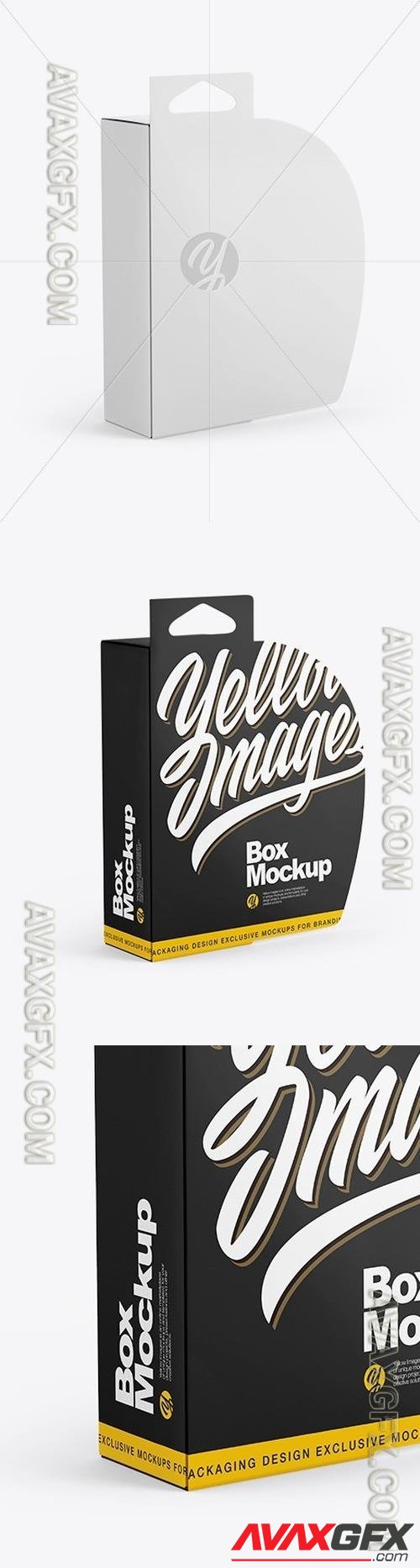 Glossy Box Mockup 45968 TIF