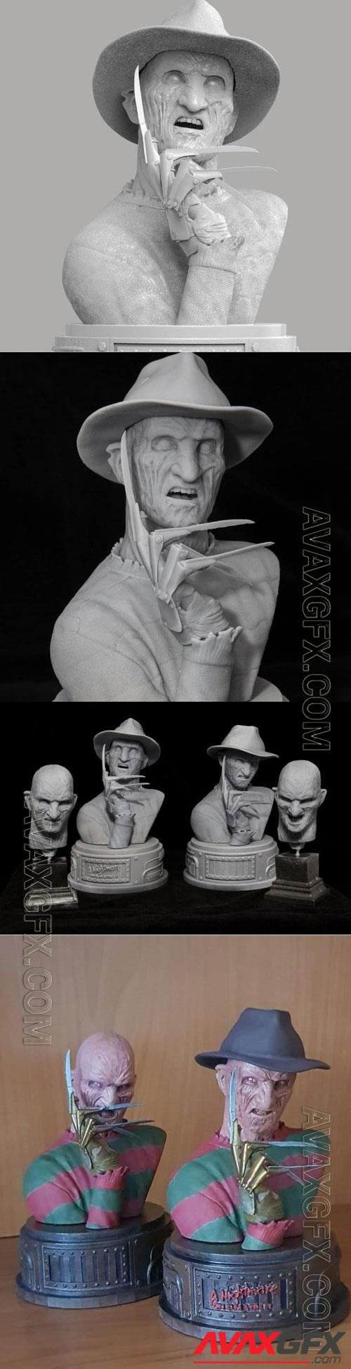 Freddy Krueger Bust 3D STL