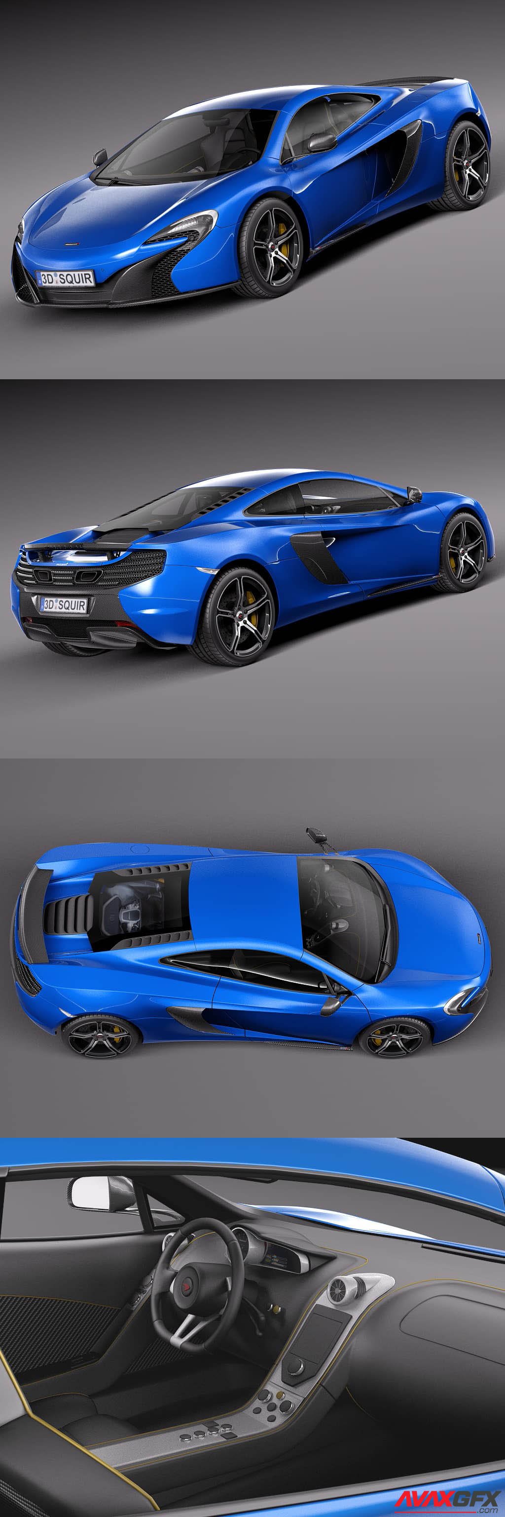 McLaren 650S Coupe 2015 3D