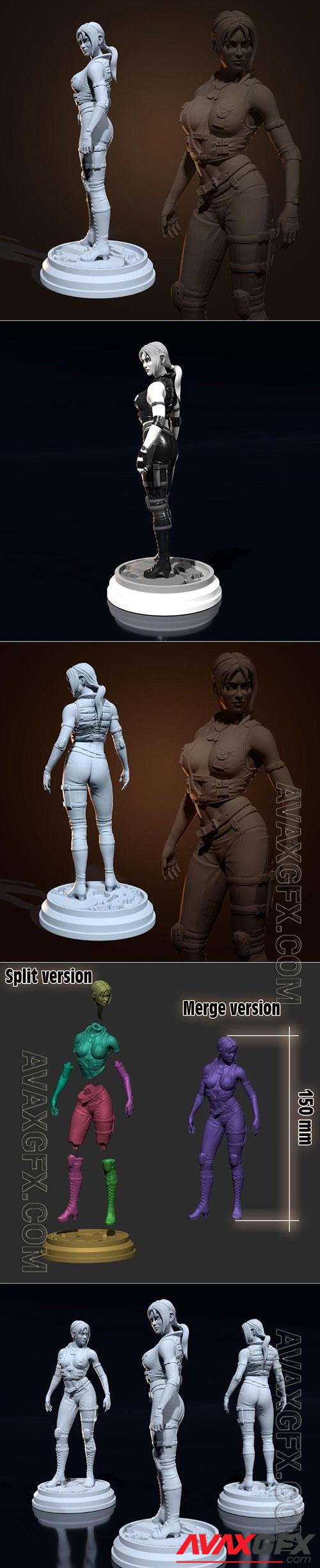 Sonya Blade 3D STL