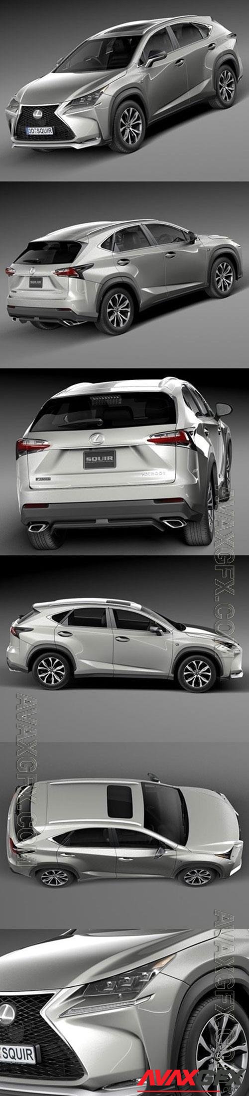 Lexus NX 200t 2015 3D Model