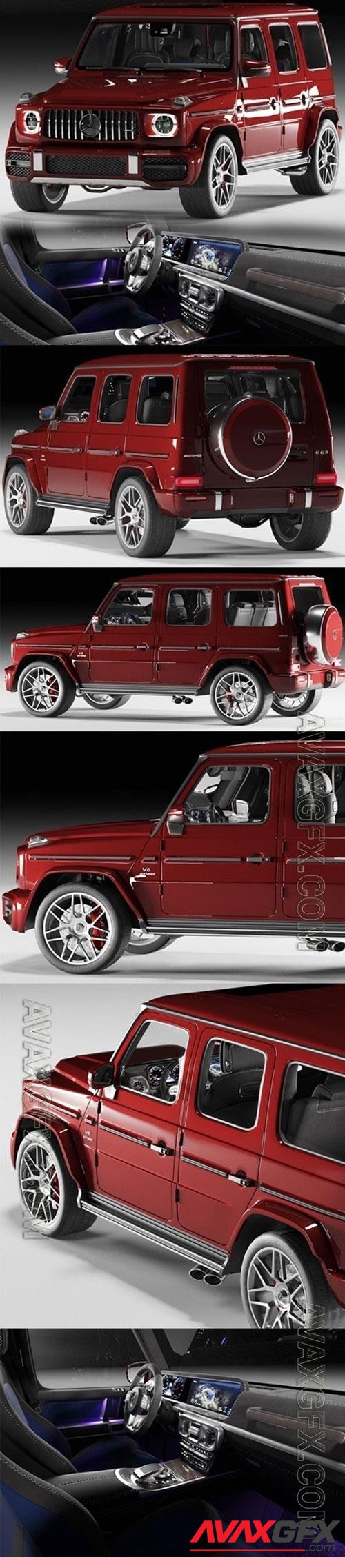 Mercedes Benz G63 AMG 2019 3D Model