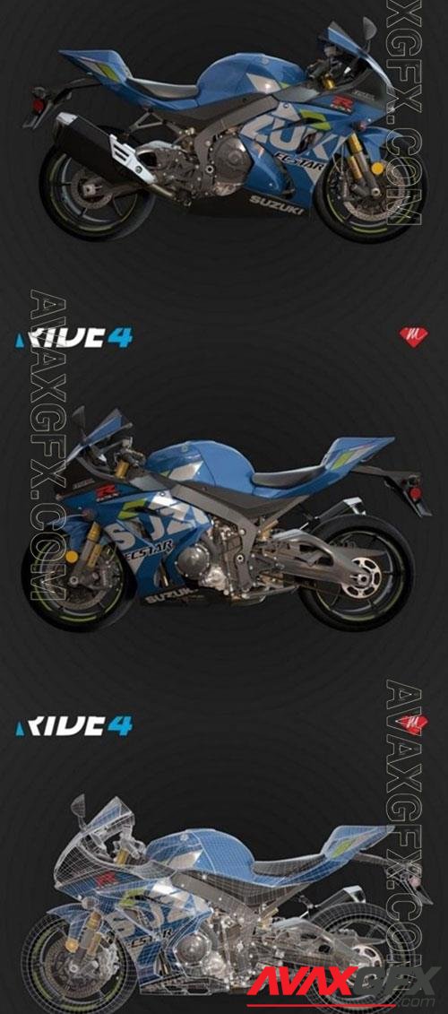 Suzuki GSX R1000R 2019 3D Model