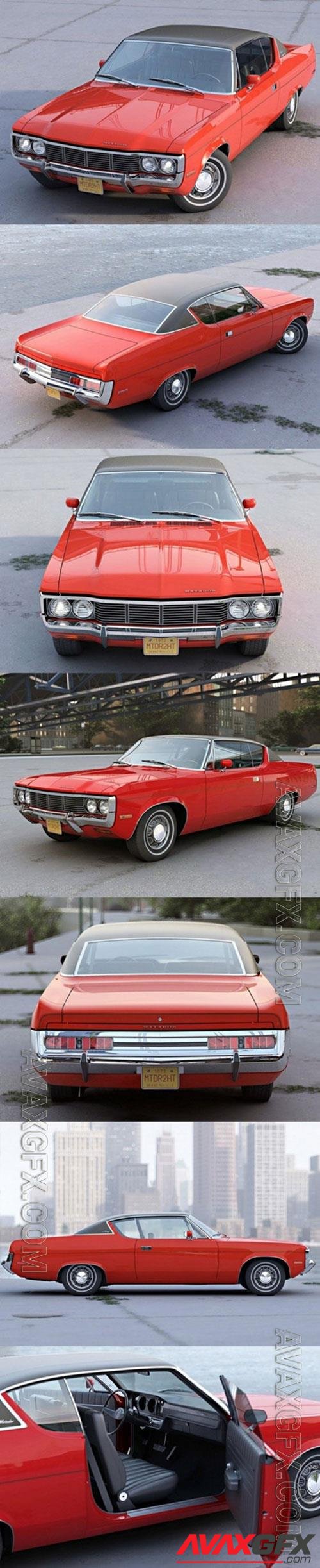 AMC Matador Coupe 1972 3D Model