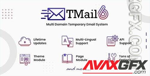 CodeCanyon - TMail v6.9 - Multi Domain Temporary Email System - 20177819 - NULLED