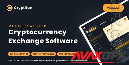 CodeCanyon - Cryptitan v1.1.3 NULLED - Crypto Multi-featured Exchange with ERC20 & BEP20 Crypto Support - Giftcard Marketplace - 34496505