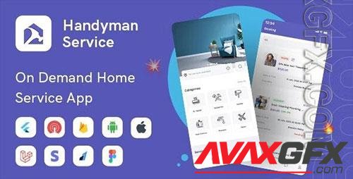 CodeCanyon - Handyman Service v16.0 - Flutter On-Demand Home Services App with Complete Solution - 33776097