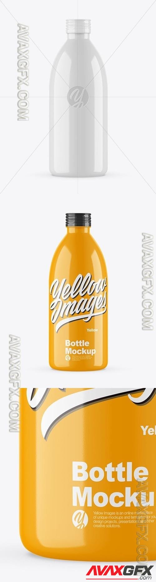 Glossy Bottle Mockup 46522 TIF